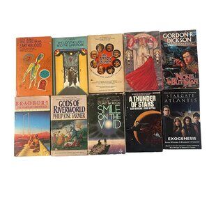 Vintage & Newer Sci-Fi, Fantasy and Fiction 20 Paperback Lot [3/20]
